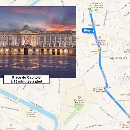 Le St Honore - Appartement Toulouse Centre Avec Chambre & Parking Экстерьер фото